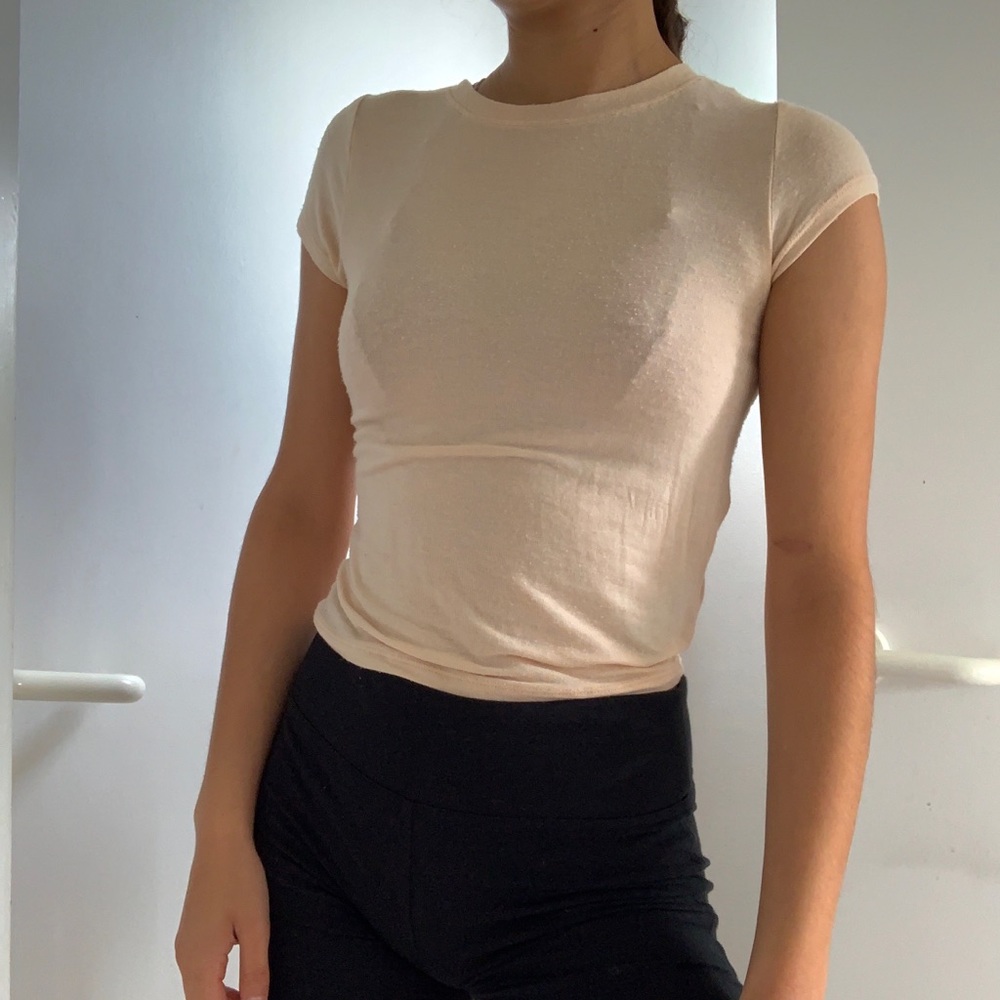 Peach urban outfitters t shirt